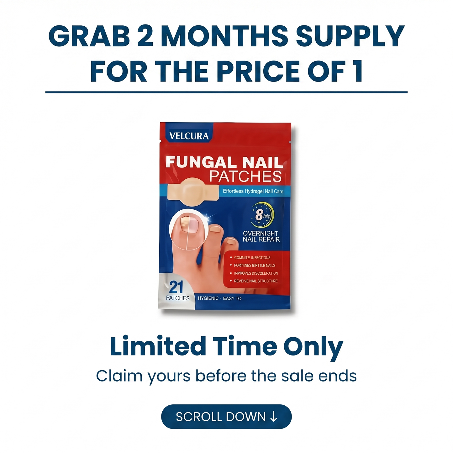 VELCURA™ Fungal Nail Patches
